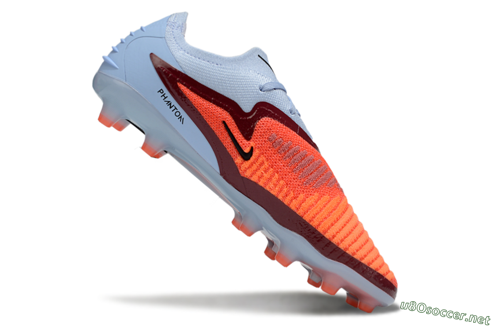 Unisex Nike Phantom 6 Elite AG Football Boots - Red/Jade/Black 4