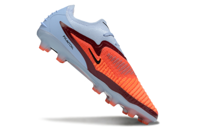 Unisex Nike Phantom 6 Elite AG Football Boots - Red/Jade/Black