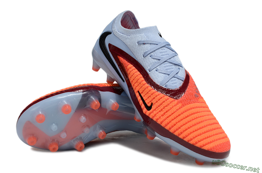 Unisex Nike Phantom 6 Elite AG Football Boots - Red/Jade/Black 3
