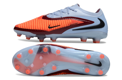 Unisex Nike Phantom 6 Elite AG Football Boots - Red/Jade/Black