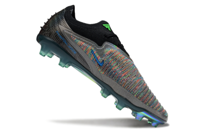 Unisex Nike Phantom 6 Elite AG Football Boots - Black/Grey/Silver