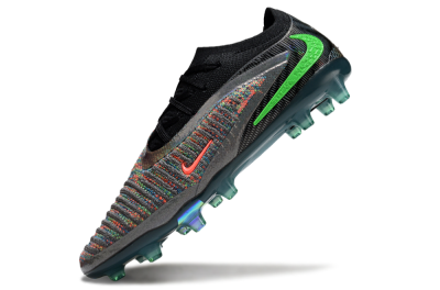 Unisex Nike Phantom 6 Elite AG Football Boots - Black/Grey/Silver