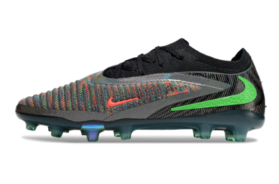 Unisex Nike Phantom 6 Elite AG Football Boots - Black/Grey/Silver