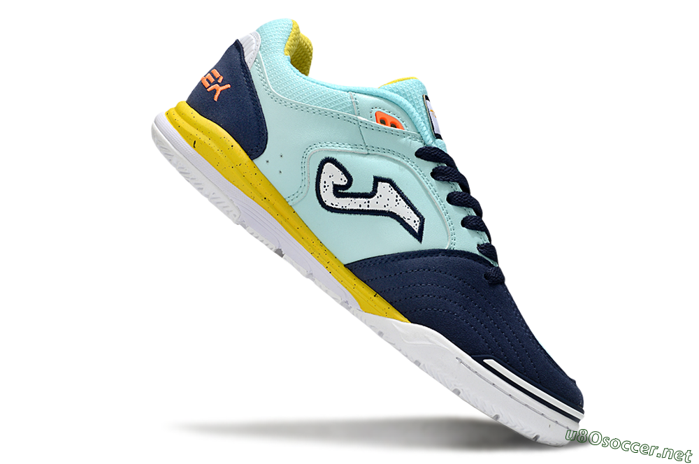 Men's Joma Top Flex IC Football Shoes - Jade/Silver/Blue 4