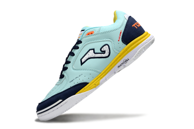 Men's Joma Top Flex IC Football Shoes - Jade/Silver/Blue