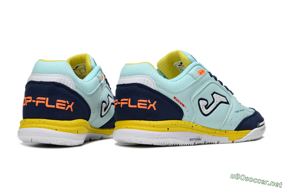 Men's Joma Top Flex IC Football Shoes - Jade/Silver/Blue 6