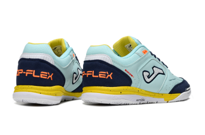 Men's Joma Top Flex IC Football Shoes - Jade/Silver/Blue