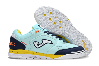 Men's Joma Top Flex IC Football Shoes - Jade/Silver/Blue