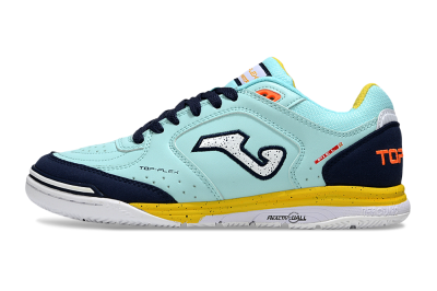 Men's Joma Top Flex IC Football Shoes - Jade/Silver/Blue