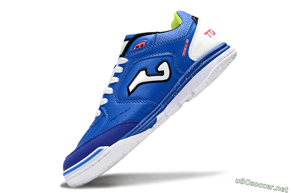 Men's Joma Top Flex IC Football Shoes - Blue/White/Pink 5