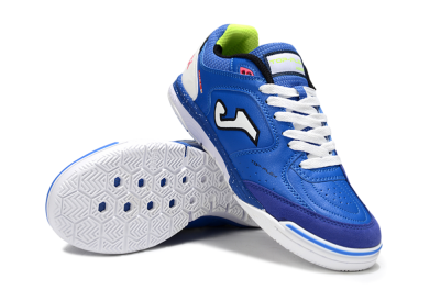 Men's Joma Top Flex IC Football Shoes - Blue/White/Pink