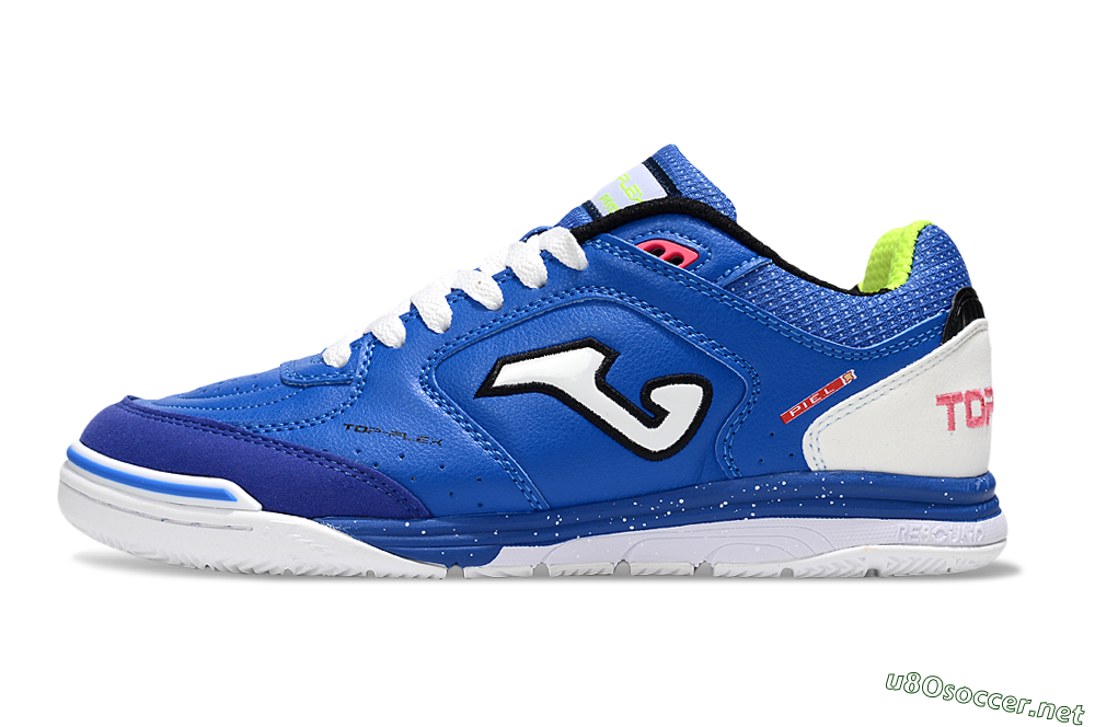 Men's Joma Top Flex IC Football Shoes - Blue/White/Pink 0