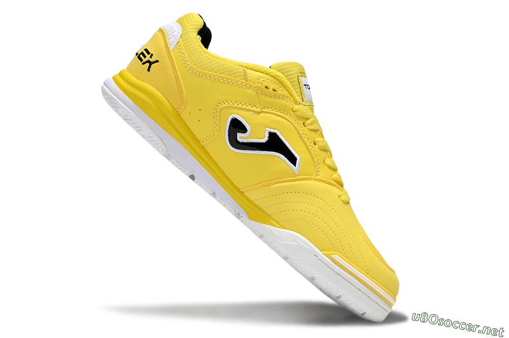 Men's Joma Top Flex IC Football Shoes - Yellow/Black/White 4
