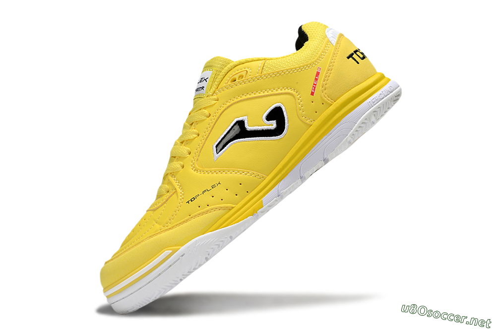 Men's Joma Top Flex IC Football Shoes - Yellow/Black/White 5