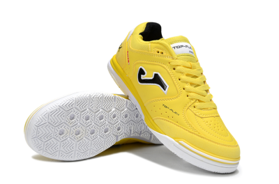 Men's Joma Top Flex IC Football Shoes - Yellow/Black/White