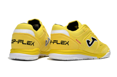 Men's Joma Top Flex IC Football Shoes - Yellow/Black/White
