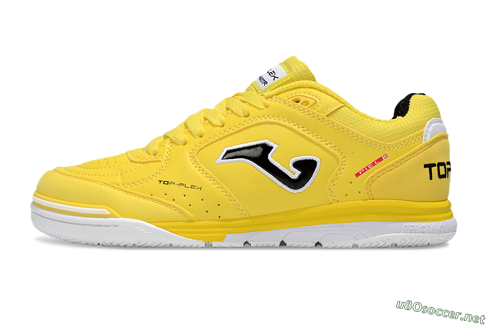 Men's Joma Top Flex IC Football Shoes - Yellow/Black/White 0
