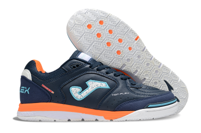 Men's Joma Top Flex IC Football Shoes - Blue/White/Jade