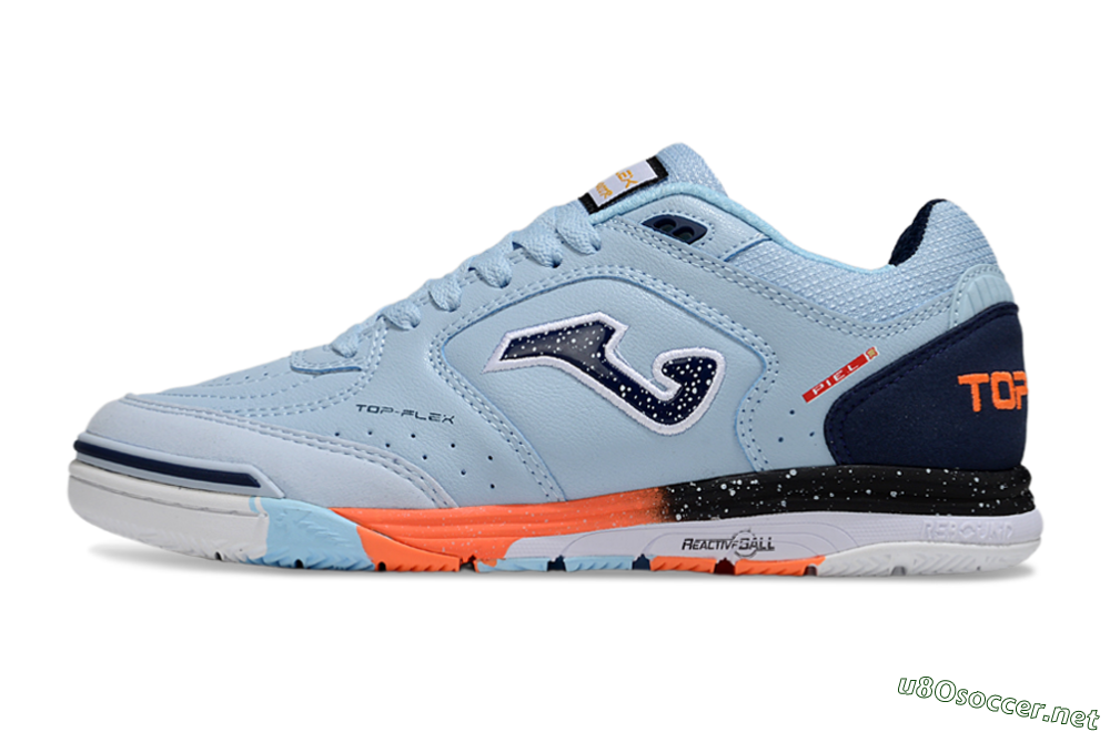 Men's Joma Top Flex IC Football Shoes - Jade/Blue/White 0