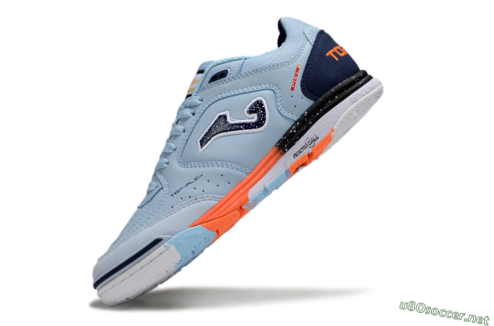 Men's Joma Top Flex IC Football Shoes - Jade/Blue/White 5