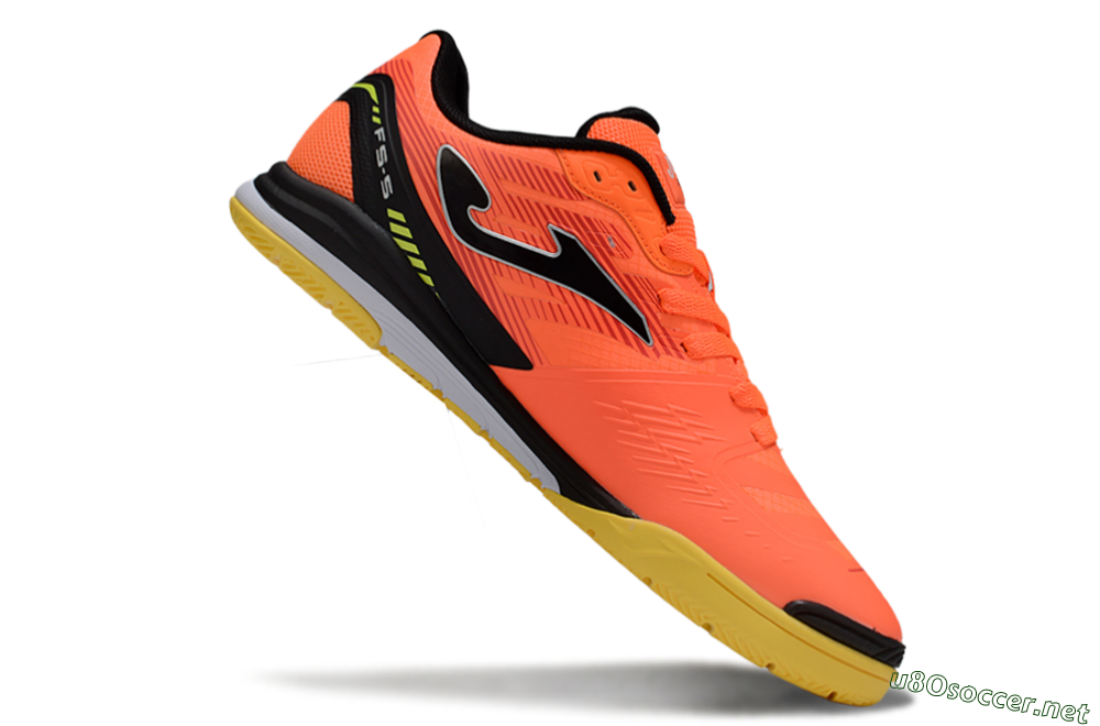 Men's Joma Top Flex IC Football Shoes - Red/Black/Yellow 4