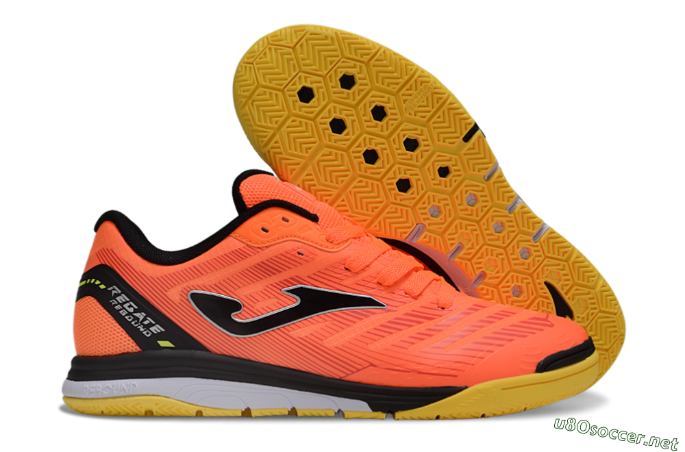 Men's Joma Top Flex IC Football Shoes - Red/Black/Yellow 2