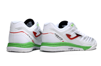 Men's Joma Top Flex IC Football Shoes - White/Red/Yellow