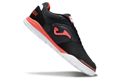 Men's Joma Top Flex IC Football Shoes - Black/Red/White