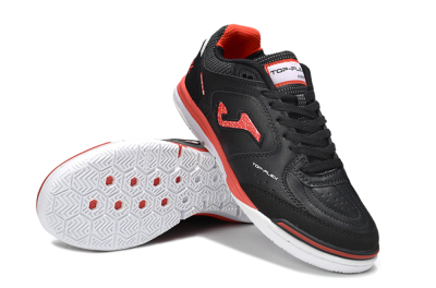Men's Joma Top Flex IC Football Shoes - Black/Red/White