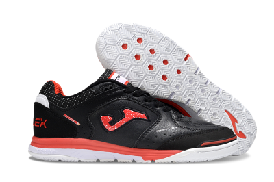 Men's Joma Top Flex IC Football Shoes - Black/Red/White