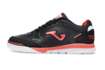 Men's Joma Top Flex IC Football Shoes - Black/Red/White