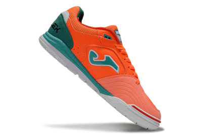 Men's Joma Top Flex IC Football Shoes - Red/Jade/White