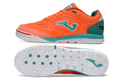 Men's Joma Top Flex IC Football Shoes - Red/Jade/White