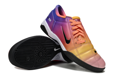 Unisex Nike Total 90 III IC Football Shoes - Pink/Yellow/Purple