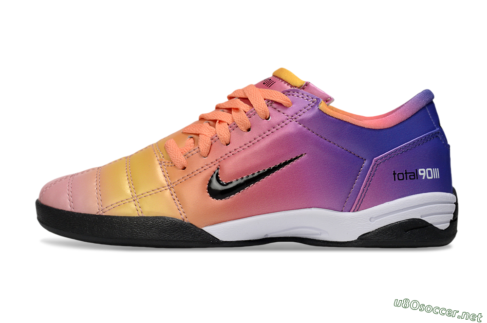 Unisex Nike Total 90 III IC Football Shoes - Pink/Yellow/Purple 0