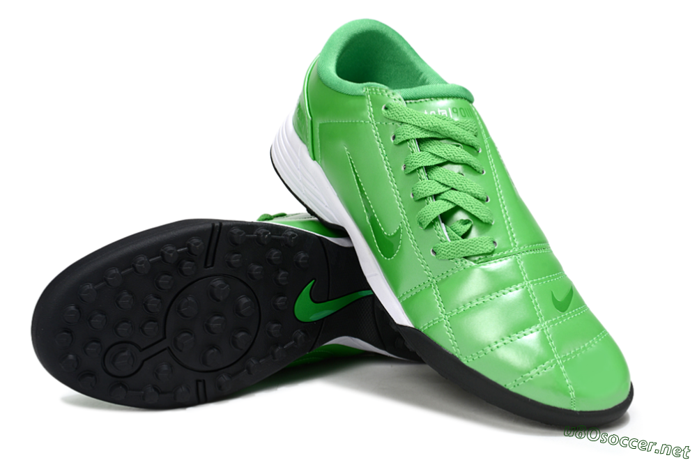 Unisex Nike Total 90 III TF Football Shoes - Green/White 3