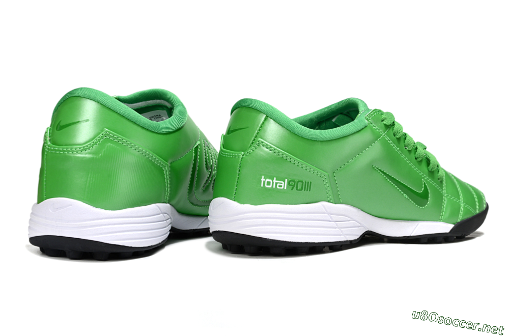 Unisex Nike Total 90 III TF Football Shoes - Green/White 6