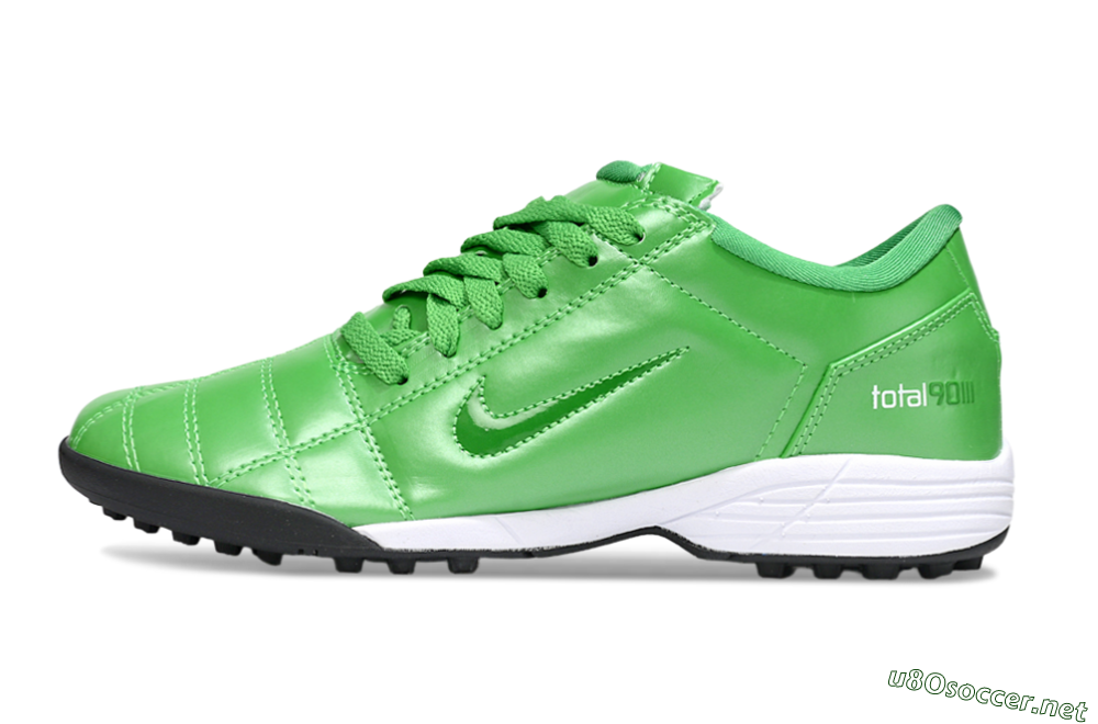 Unisex Nike Total 90 III TF Football Shoes - Green/White 0