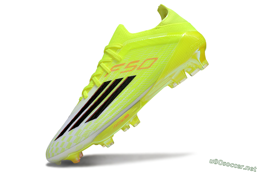 Men's Adidas F50+ Elite Lightstrike Pro FG Football Boots - Yellow/Black/Red 5