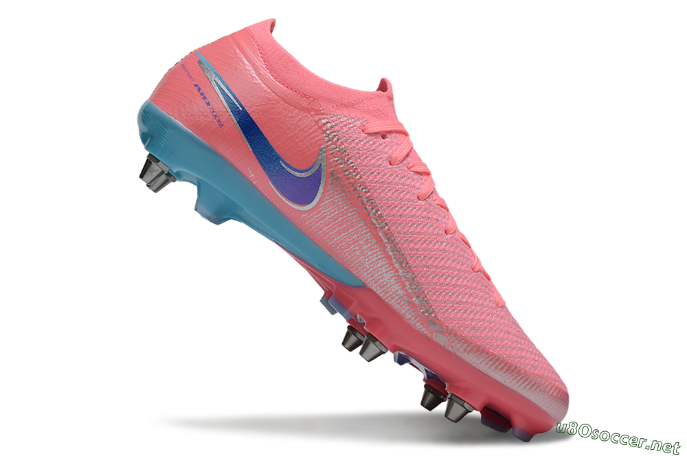 Men's Nike Air Zoom Mercurial Vapor 16 Elite SG Football Boots - Red/Silver/Blue 4