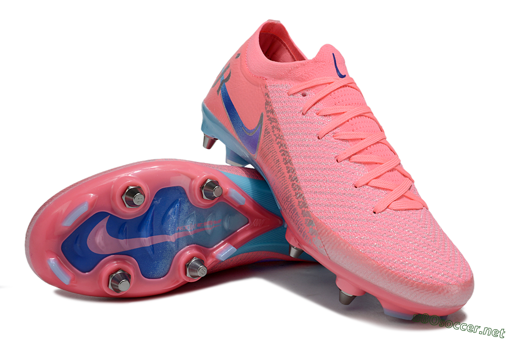Men's Nike Air Zoom Mercurial Vapor 16 Elite SG Football Boots - Red/Silver/Blue 3