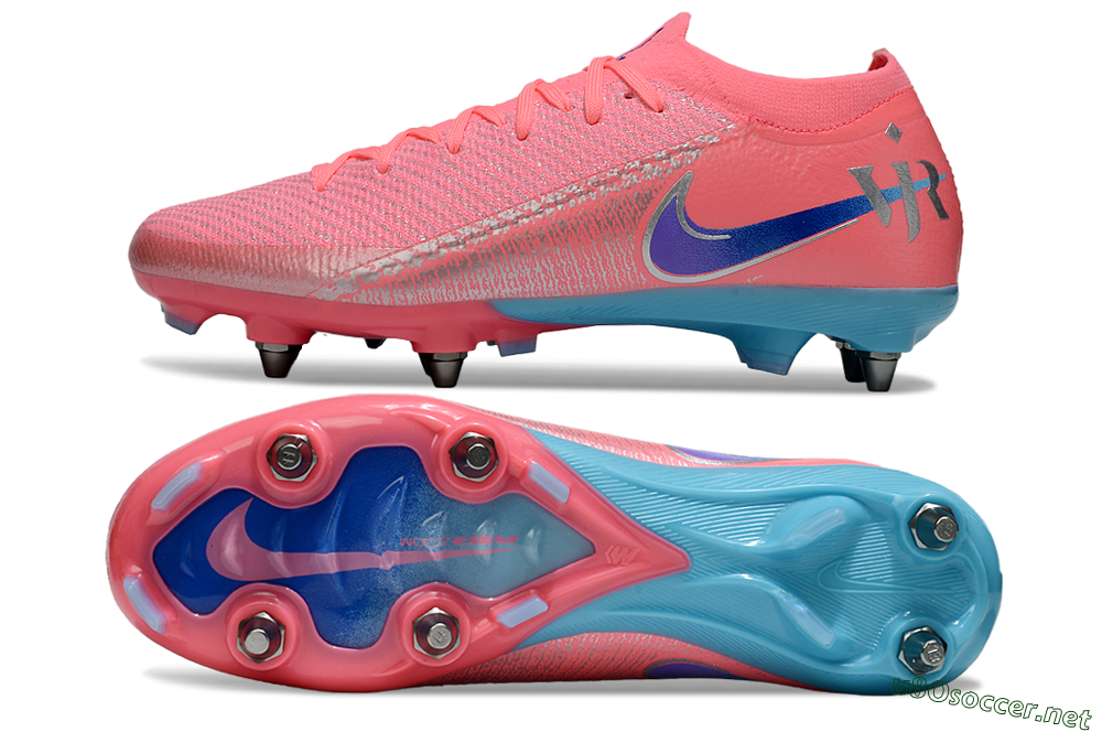 Men's Nike Air Zoom Mercurial Vapor 16 Elite SG Football Boots - Red/Silver/Blue 1