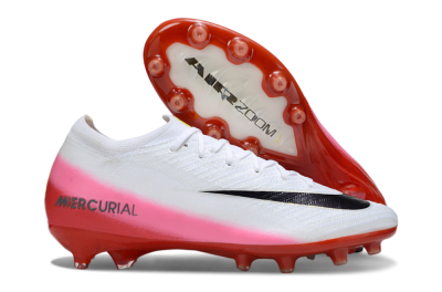 Men's Nike Air Zoom Mercurial Vapor 16 Elite AG Football Boots - White/Black/Red