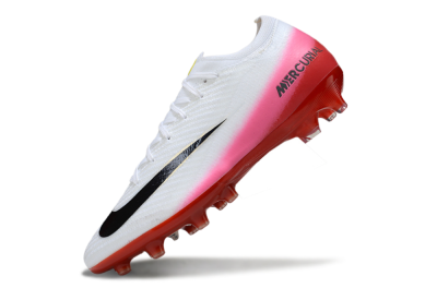 Men's Nike Air Zoom Mercurial Vapor 16 Elite AG Football Boots - White/Black/Red