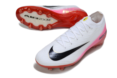 Men's Nike Air Zoom Mercurial Vapor 16 Elite AG Football Boots - White/Black/Red