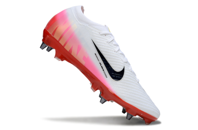 Men's Nike Air Zoom Mercurial Vapor 16 Elite SG Football Boots - White/Black/Red