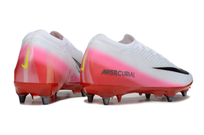 Men's Nike Air Zoom Mercurial Vapor 16 Elite SG Football Boots - White/Black/Red