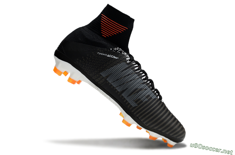 Men's Nike Zoom Mercurial Superfly 5 Elite FG Football Boots - Black/White/Red 4