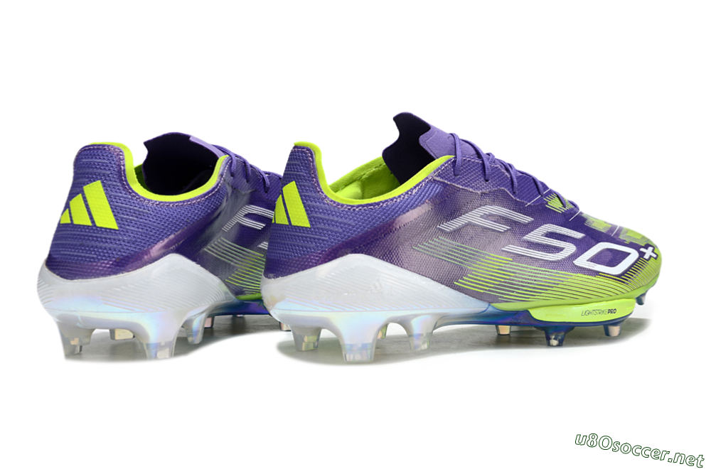 Men's Adidas F50+ Elite Lightstrike Pro FG Football Boots - Purple/Yellow/White 6