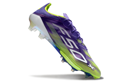 Men's Adidas F50+ Elite Lightstrike Pro FG Football Boots - Purple/Yellow/White